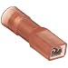 Morris Products 11962 Female Disconnect, Double Crimp, Nylon Fully Insulated, Red, 22-16 Wire Size, 0.020"X0.110" NEMA Tab  (Pack of 100)