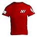 Soldier and Flag Patriotic Shirt for Men and Women - Military Gym Fitness Motivation - US Flag T-Shirt XX-Large Red