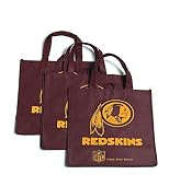 NFL's Washington Redskins Reusable Bags (3ct)