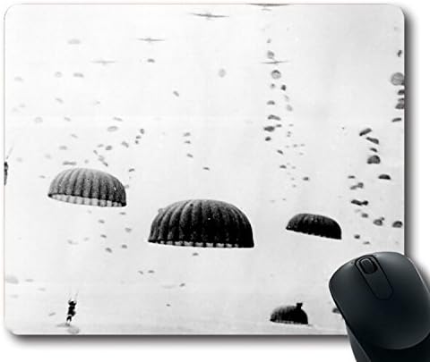HOHP vintage Mouse Pad with airdrop wallpaper Neoprene Rubber Standard Size 9 Inch(220mm) X 7 Inch(180mm) X 1/8(3mm)