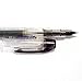 Platinum Fountain Pen, Preppy, Fine Nib, Black (PPQ-200-#1) + Ink Cartridges SPN-100A#1(Black) Set (Japan Import)