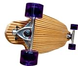 Bamboo Striped Drop Through Thru Cruiser Complete Longboard Skateboard Deck New On Sale