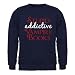 Stupid Addictive Vampire Books Sweatshirt (dark)
