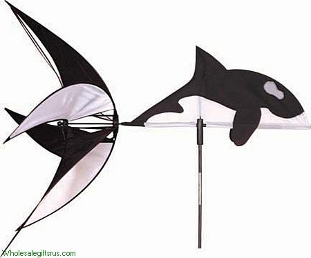 Killer Whale wind spinner
