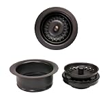 Premier Copper Products DC-1ORB Drain Combination Package for Double Bowl Kitchen Sinks, Oil Rubbed Bronze
