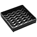 Carlisle 1102003 NeWave Square Drip Tray, 4.00", Black (Case of 12)