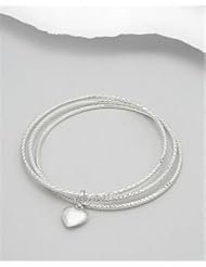 Bangle Bracelet In 92.5 Sterling Silver