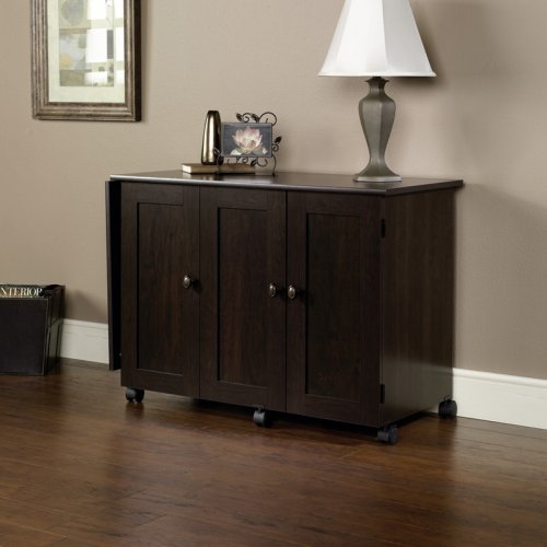 Cinnamon Cherry Craft and Mobile Sewing Cart Cinnamon Cherry Finish