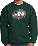 Ford BOSS 429 Classic Muscle Car Adult Sweatshirt- Dark Green