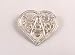 Sterling Silver Filigree Marit's Heart Scandinavian Pendant