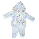 from Zip Zap Zip Zap Baby Boys Blue Jacket and Trousers with matching Long-sleeved Shirt