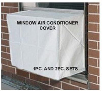 Air Conditioner Cover - Window - 2PC SET - Outdoor & Indoor 19W x 14H x 14D AND 19W x 14H x 4D Tired of the drafts of cold air!!! from your window mounted airconditioner? This product is finally the answer. Don't even think twice - The cost of an A/C unit is much more than a cover!
