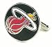Miami Heat Cufflinks - NBA Basketball Sports Themed Formal Wear