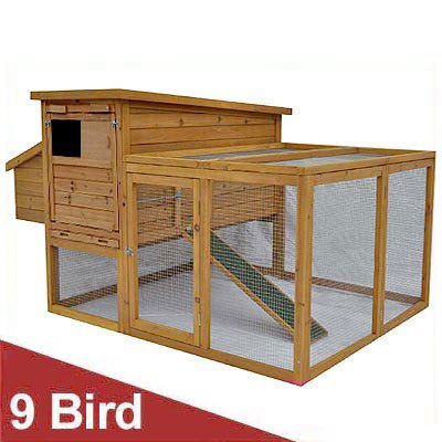 CHICKEN COOP HEN HOUSE POULTRY ARK HOME NEST 