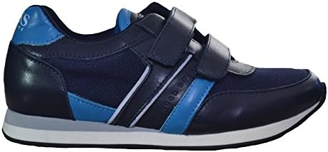 Hugo Boss Kids Navy Blue Velcro Trainers 41 (Euro)