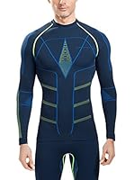 Spaio Camiseta Técnica Emmitou Gold 01 (Azul Oscuro / Lima)