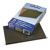 ESS81620 Recycled Standard Green Hanging File Folders, Legal, No Tab, 25/Box