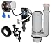 Being Water's Better Flush BF-DFBP push Button Dual Flush Bonus Pack Toilet Conversion Kit has The Better Fill Water Saving Fill Valve plus St. St. Bolt and Gaskets to convert your toilet to a water saver that exceeds Green Plumbing Codes.