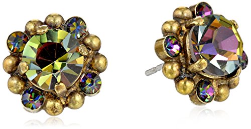 Sorrelli Crystal and Beaded Antique Stud Earrings