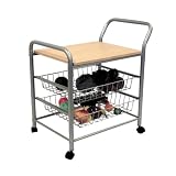 3-Tier Metal Trolley Serving Cart