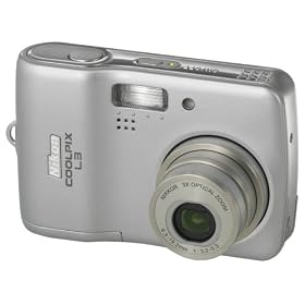 Nikon Coolpix L3 Digital Compact Camera [5MP 3 X Optical Zoom]