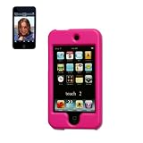 New Fashionable Perfect Fit Hard Protector Skin cover Cell Phone Case With Screen Protector    Hot Pink