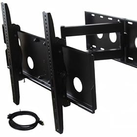 VideoSecu full motion articulating tilting swivel TV LCD wall mount bracket arm for 37