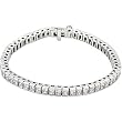 18K White Gold Diamond Tennis Bracelet - 9.00 Ct.