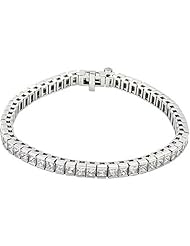 18K White Gold Diamond Tennis Bracelet - 9.00 Ct. -- LIFETIME WARRANTY