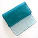 OurWarm Teal Blue Organza Table Runner 12