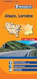 Michelin Map No.516 Alsace Lorraine, Strasbourg, Mulhouse (France) and Surrounding Area, Scale 1:175,000 (with street maps of Strasbourg and Metz) (French Edition)