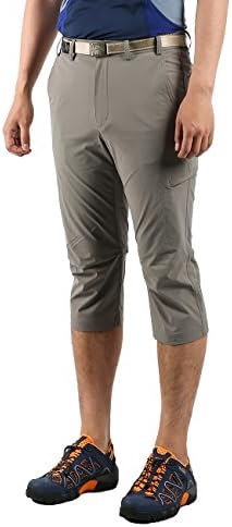 KANTUKAN KPFB79 Steady Club Men's Capri Shorts 28 Beige Gray