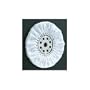 Grizzly H2834 10" x 16 Ply x 7/8" Domet Flannel Buff Wheel, 3,200 RPM