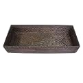 Happao Rattan Tank Tray - Dark Weave
