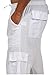 Cotton Natural Cargo Pants Summer Beach Elastic Waistband Comfortable Pants