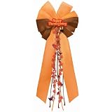 Happy Thanksgiving Door Bow 24in