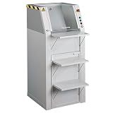 20452 High Capacity Shredder, Strip Cut, 17 Throat, 85-100 Sheet Capacity Shredder, Gray