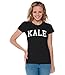 Awkwardstyles Women's Kale T-shirt White Vegetarian Organic Shirt + Bookmark