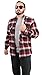 Woodland Supply Co. Men's Brawny Plaid Sherpa Lined Fleece Shirt Jacket