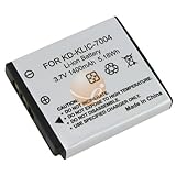 3.7V 1400mAh Lithium Ion Digital Cameras Battery For Kodak KLIC-7004 M1033  ....