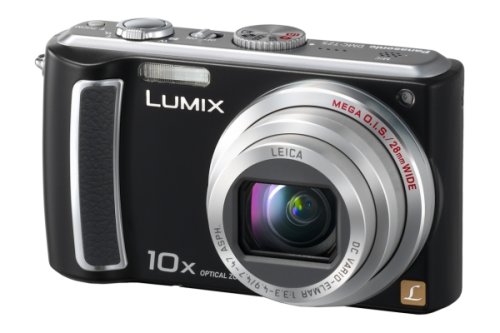 Panasonic DMCTZ5 Digital Camera - Black (9.1MP, 10x Optical Zoom) 3.0