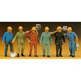 TRACK WORKERS - PREISER HO SCALE MODEL TRAIN FIGURES 14033 by PREISER OF GERMANY