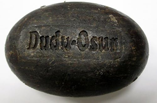Dudu Osun Black Soap - Original African Organic Raw Herbal Natural Pure Exfoliating Face And Body Wash With Shea Butter, Vitamin E and Aloe - Good for Hair, Eczema, Acne, Psoriasis, Ringworm, Dry Scalp and Dandruff. 150g Per Bar. Pack of 3 by Dudu Osun Black Soap