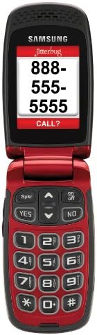 GreatCall Jitterbug Plus Senior Cell Phone with 1-Touch Operator Access (Red)