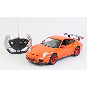 1 14 Scale Radio Remote Control Porsche 911 GT3 R-S RC Car R C RTR Orange from R/C Cars
