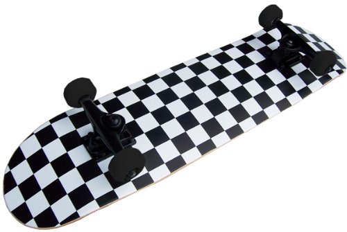 For Sale! PRO Skateboard Complete Pre-Built CHECKER PATTERN 7.75