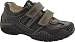 Primigi Boys' Remo Velcro Shoes,Piombo/Blue Leather,35 M EU