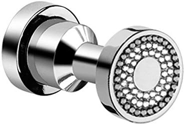 Shinelight Bathroom Brass Robe Hook Towel Holder Coat Hanger W/ Swarovski Crystals, Polished Chrome