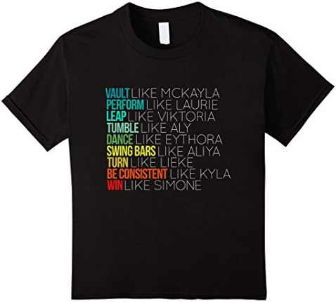 Kids Vault Like McKayla T Shirt 10 Black