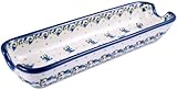Polish Pottery Corn Dish 1 1/2 H x 2 3/4 W x 8 1/2 L